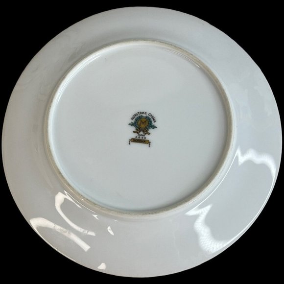 2 Vintage Noritake China Serena Salad Plates 7 5/8” Floral 3840 Made Japan Flaw - Picture 3 of 8